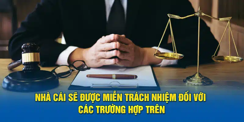 Trường hợp fb68 được miễn trừ trách nhiệm